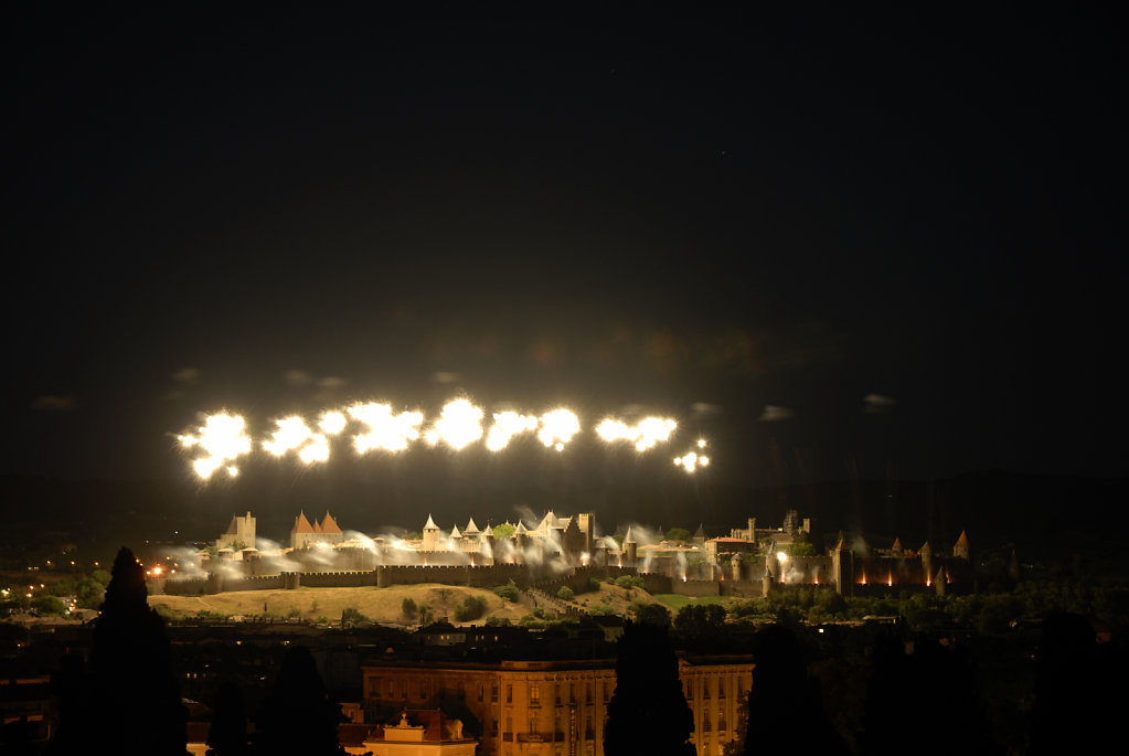 Carcassonne, fireworks II, France
