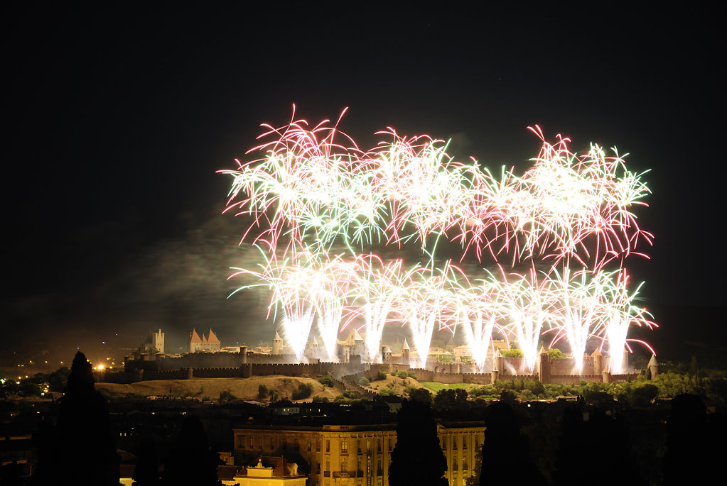 Carcassonne, fireworks I, France